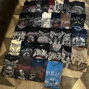 Affliction shirts size M